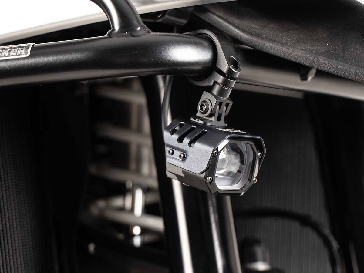 LED auxiliary headlight Nova incl. universal mounting for tube Ø25-32mm Hepco & Becker