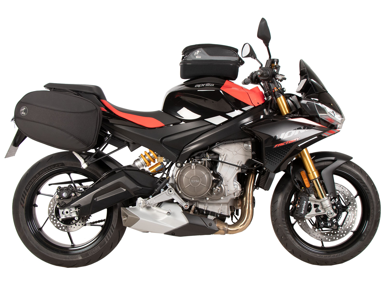 Basic tank ring incl. tank bag closure unit for Aprilia Tuono 660 Factory (22-)