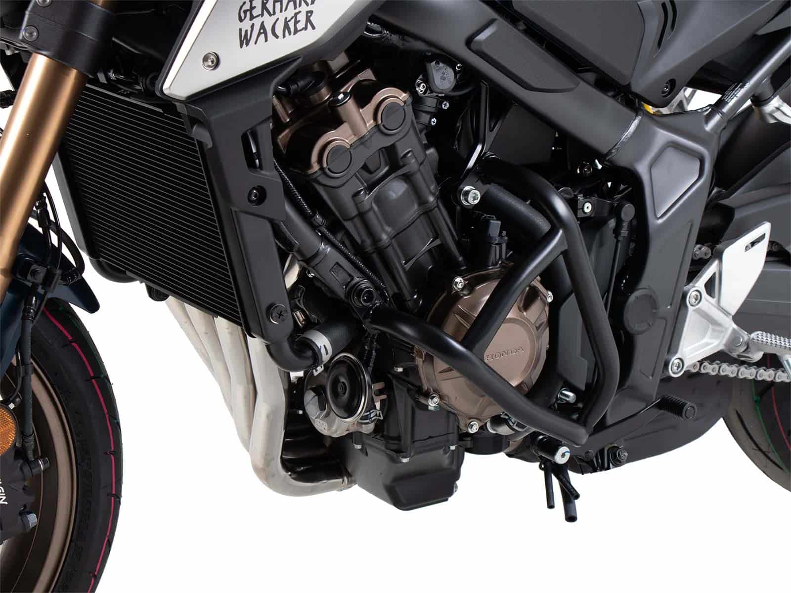 Engine guard "Solid" black for Honda CB 650 R (19-20) Hepco & Becker