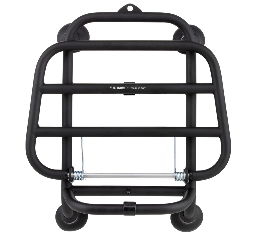 Front luggage rack for Vespa GTS /GTS Super HPE /GTV 125/300 ('19-), foldable, black matt