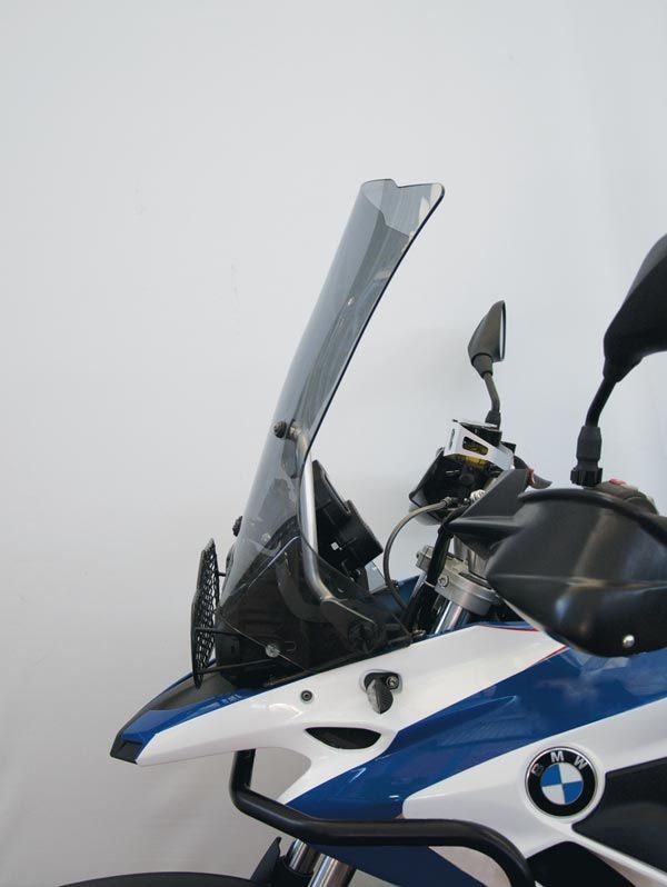 High windshield ADV type for BMW F 700 GS (12-18), light smoke