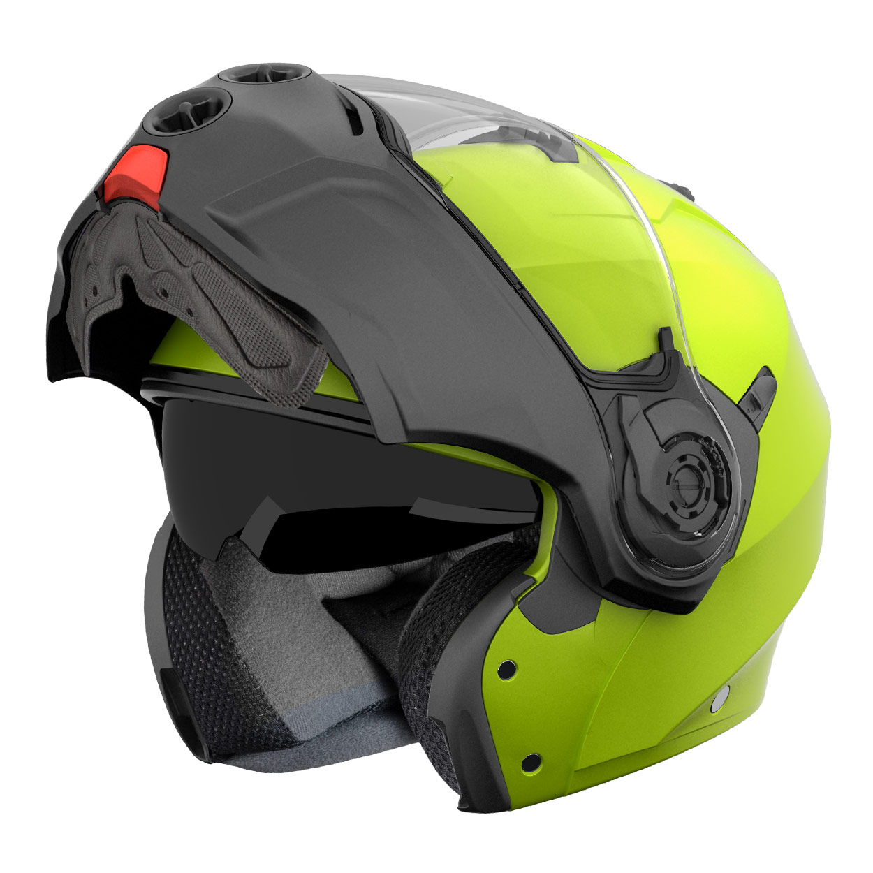 Caberg Helmet Droid Hi Vizion, fluo yellow / black