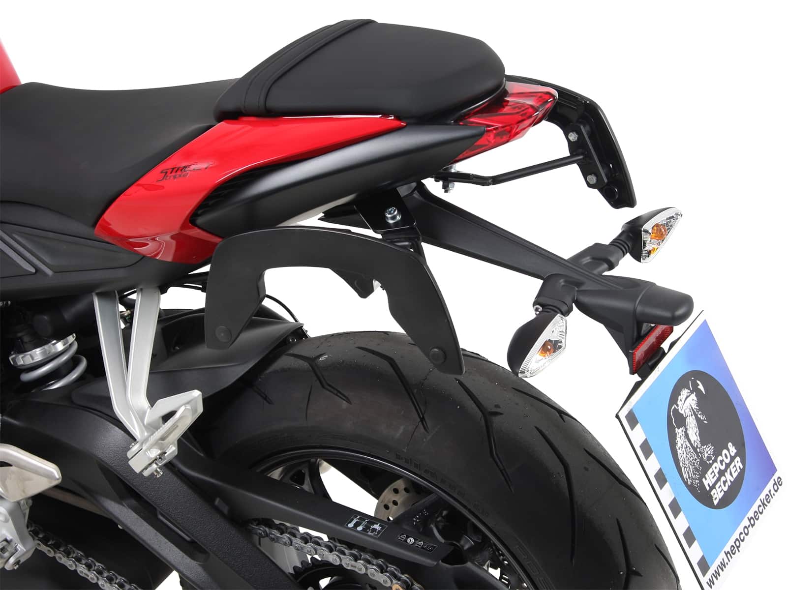 C-Bow bag holder for Triumph Street Triple 765 S/R/RS (17-) Hepco & Becker