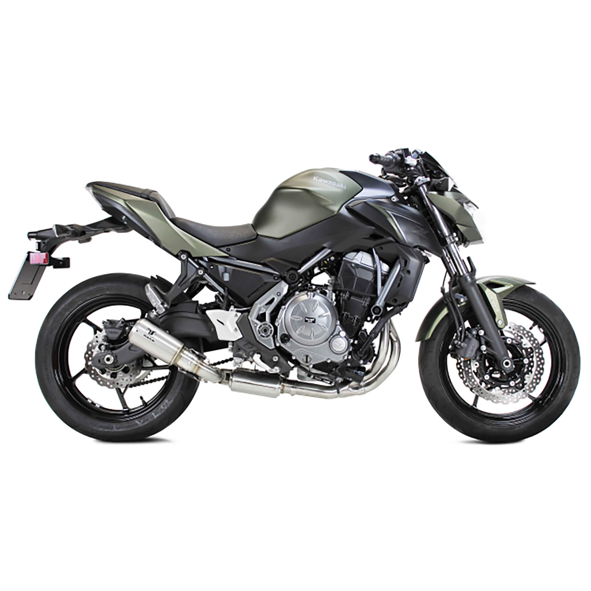 IXRACE MK2 complete system with cat Kawasaki Z 650 /RS, 650 Ninja (21-), stainless steel, E-approved, Euro5
