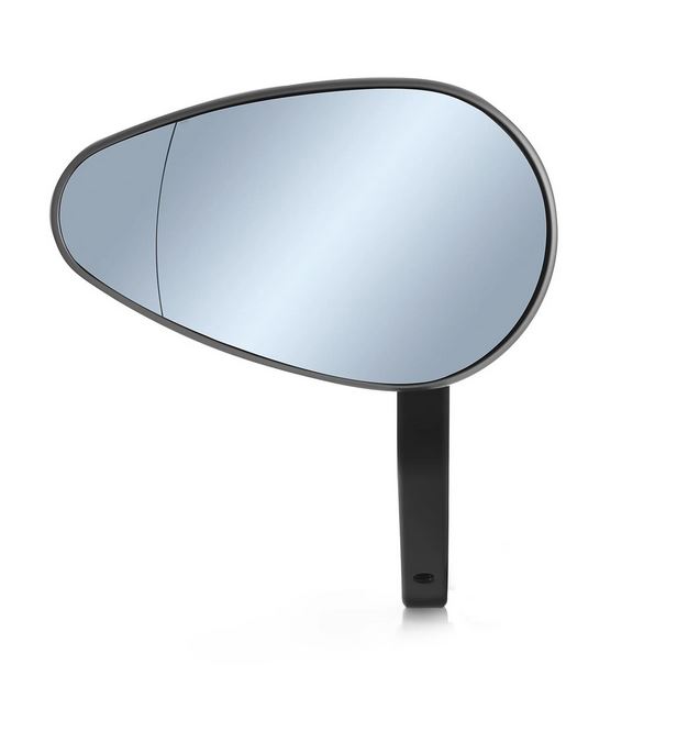 Handlebar end mirror RIZOMA "Reverse Radial" left or right for Vespa, grey anodized