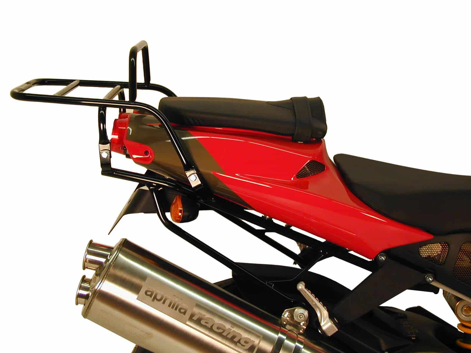 Tubular luggage rack top case carrier black for Aprilia RSV Mille/Tuono (98-08) Hepco & Becker