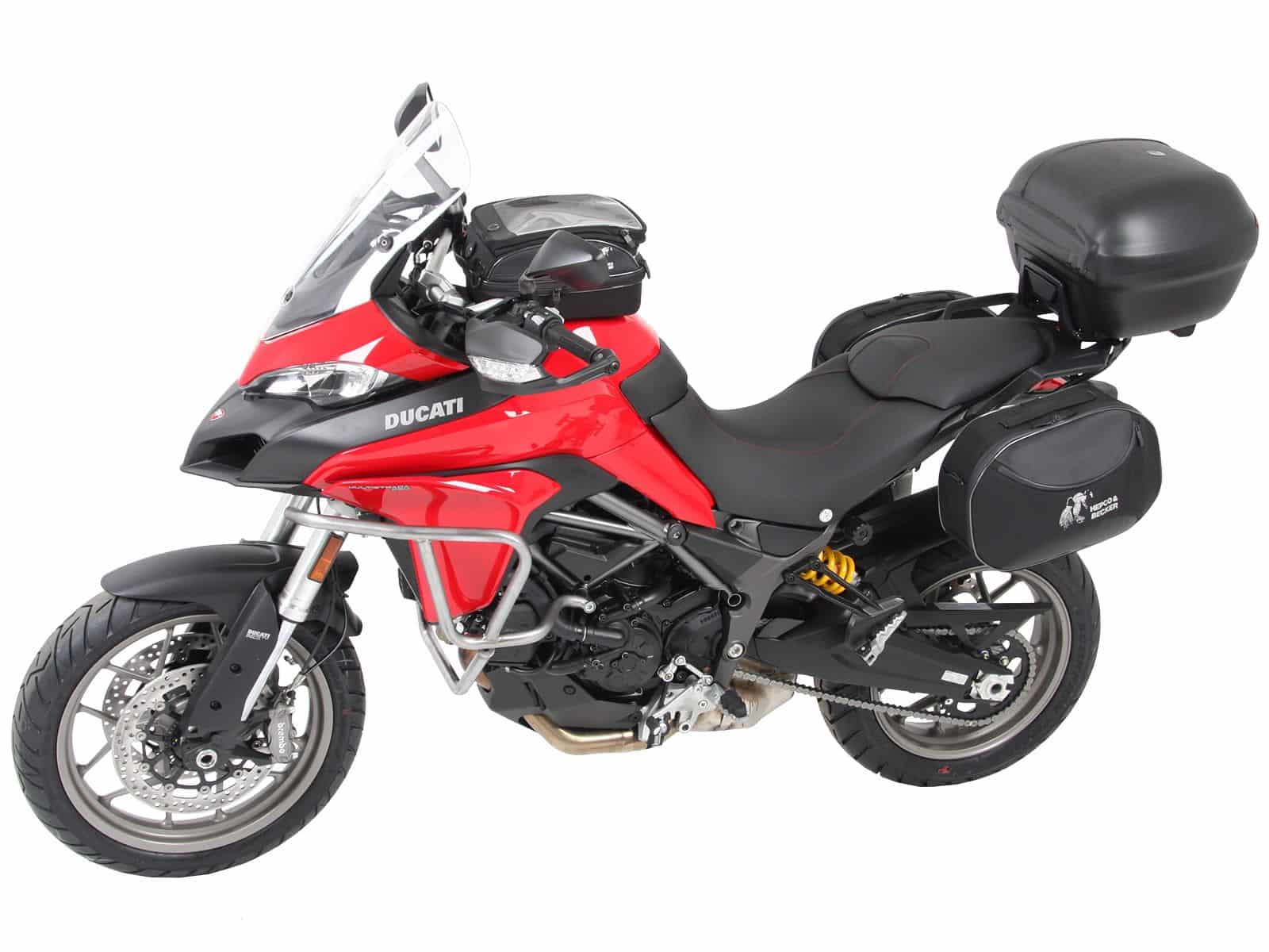 C-Bow side carrier black for Ducati Multistrada 950 /S (17-21) Hepco & Becker