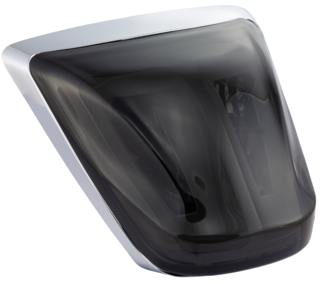 Taillight tinted for Vespa Primavera/Sprint 50-150cc, edge - chrome