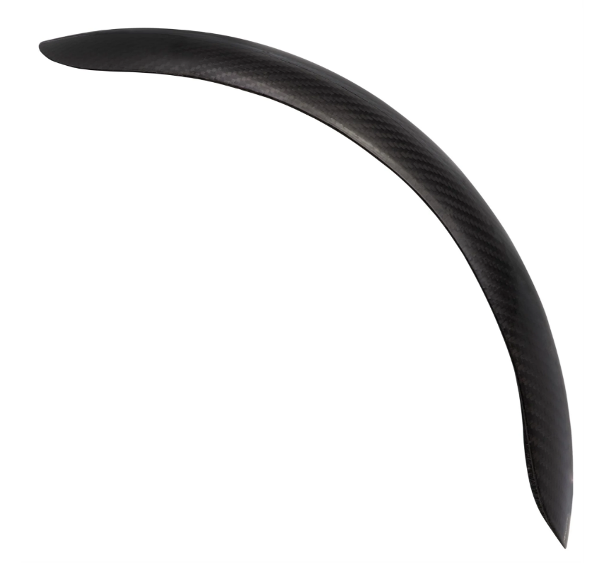 Mudguard Garelli Race EVO II without bracket universal, for Vespa PX 80-200cc, carbon clear