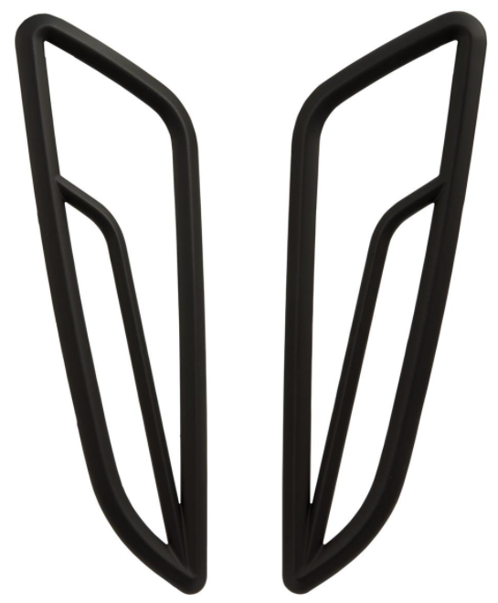 Turn signal grille right/left, front for Vespa Primavera/Sprint 50-150cc 2T/4T AC, black matt