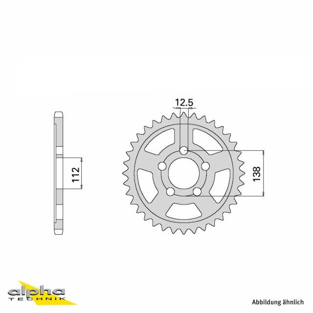 EK-Chain chain set 530 MVXZ-2 for Honda CBR900RR 1992-1999