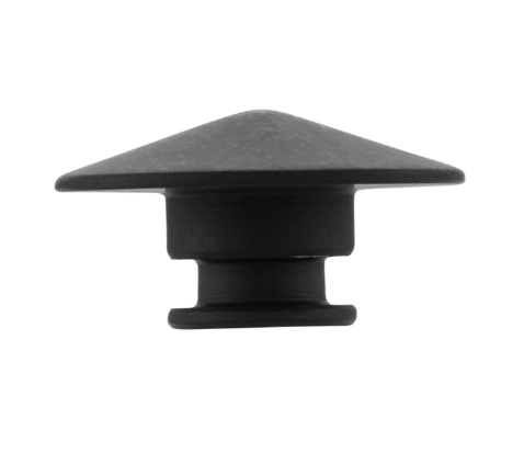 Cover cap wheel stud front or rear, black matt