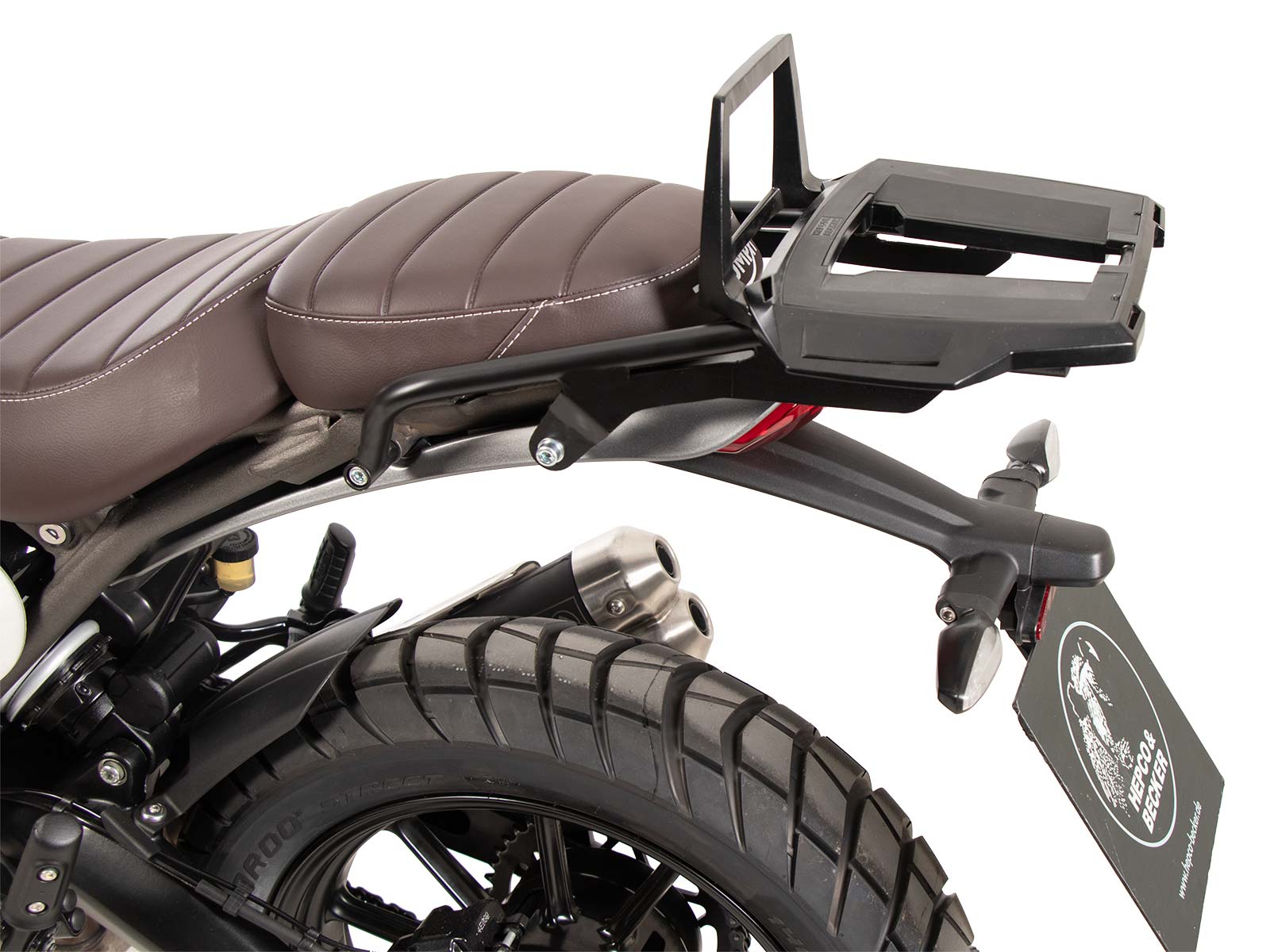 Alurack top case carrier for Triumph Scrambler 400 X (24-) Hepco & Becker