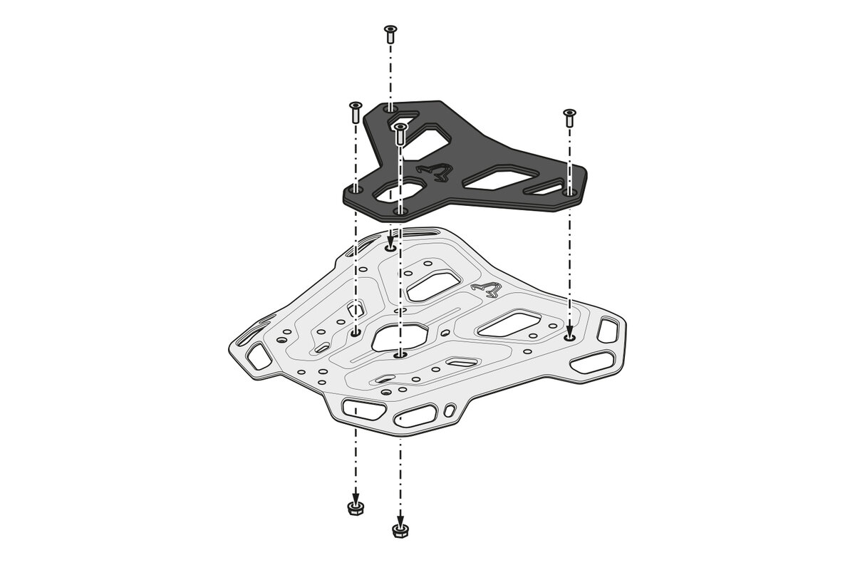 SW-Motech ADVENTURE-RACK luggage rack for Honda XL 750 Transalp (23-) SW-Motech