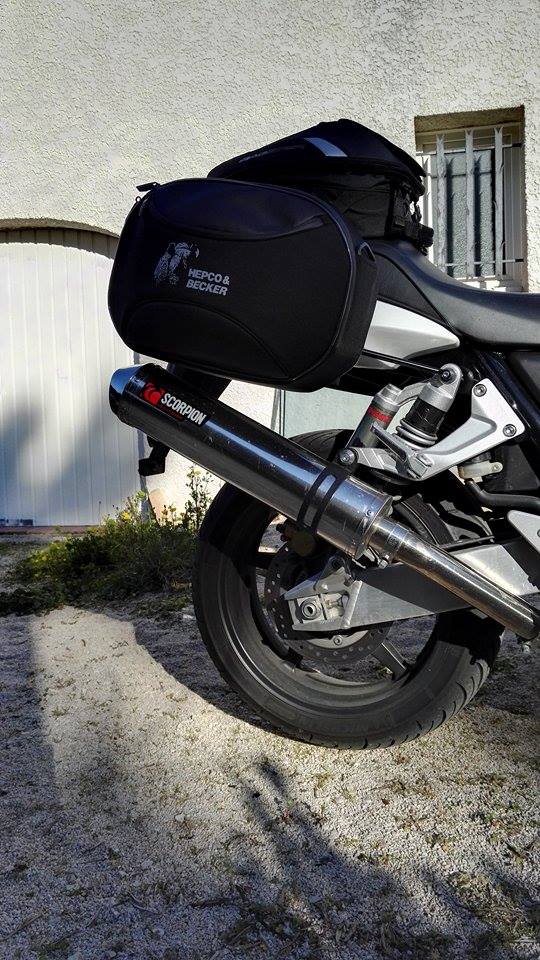 C-Bow side carrier black for Honda CB 1300 (10-) Hepco & Becker