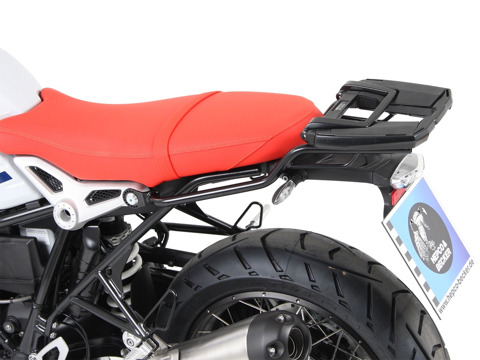 Easyrack top case carrier black for BMW R nineT Urban G/S (17-23) Hepco & Becker