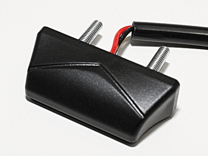 HIGHSIDER smart LED license plate light black (1pc)