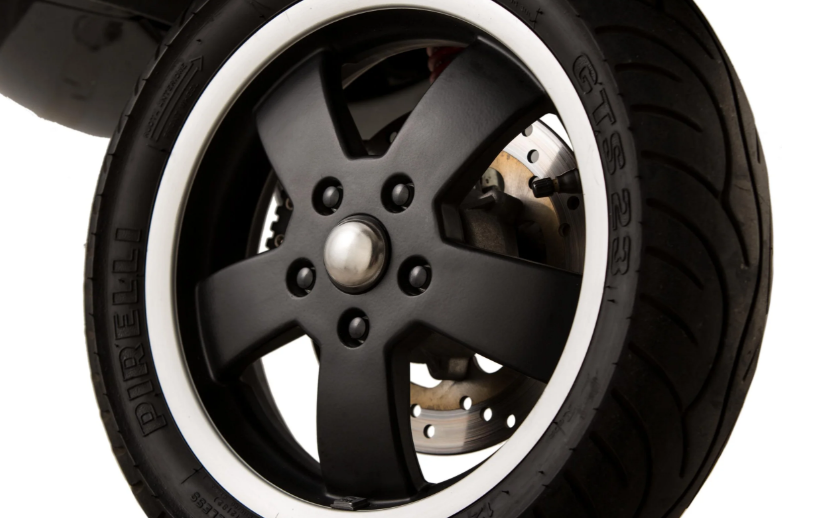 Cover cap wheel stud front or rear, black