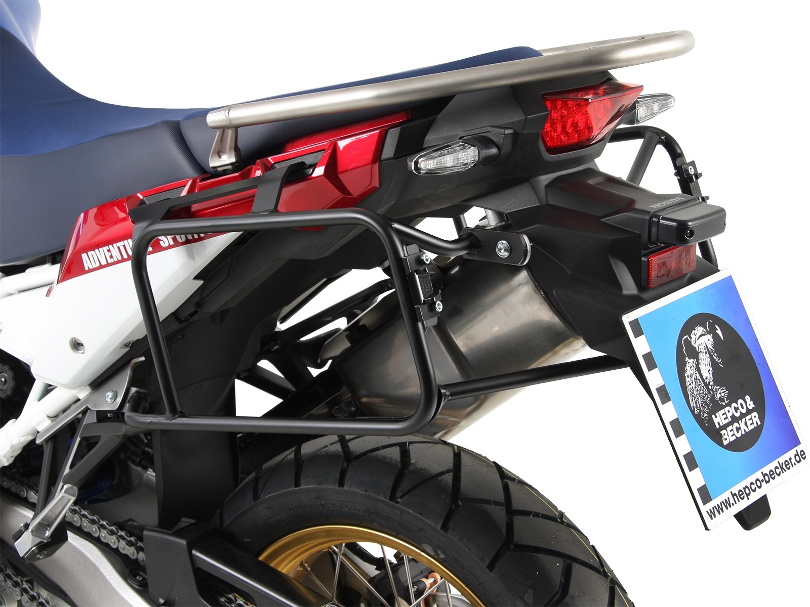 Side case carrier fixed black for Honda CRF 1000 Africa Twin (18-19) Hepco & Becker