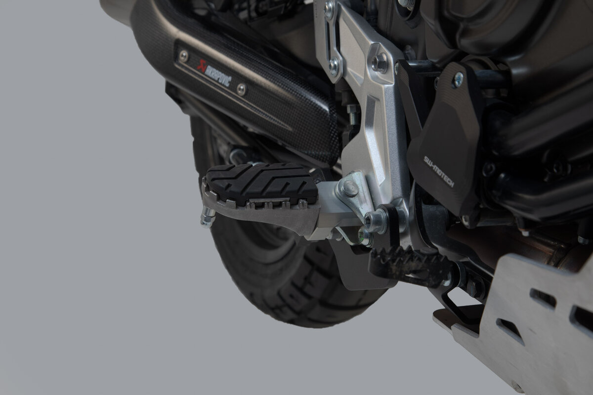 Adjustable footrests ION, stainless steel, for Aprilia Tuareg 660 - SW Motech