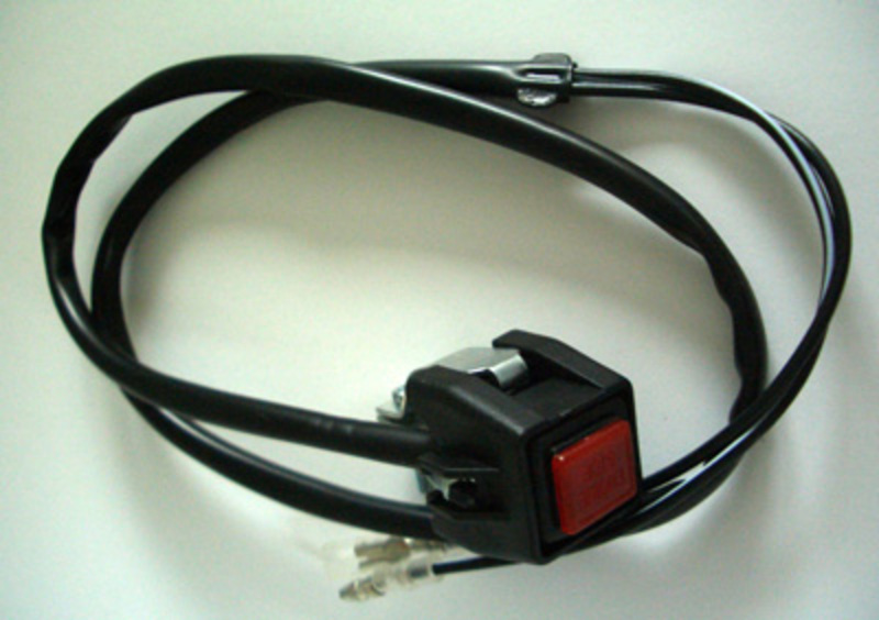 HIGHSIDER Smart Switch Universal, Square (Push Button Type) For Engine Stop, Horn (1pc)