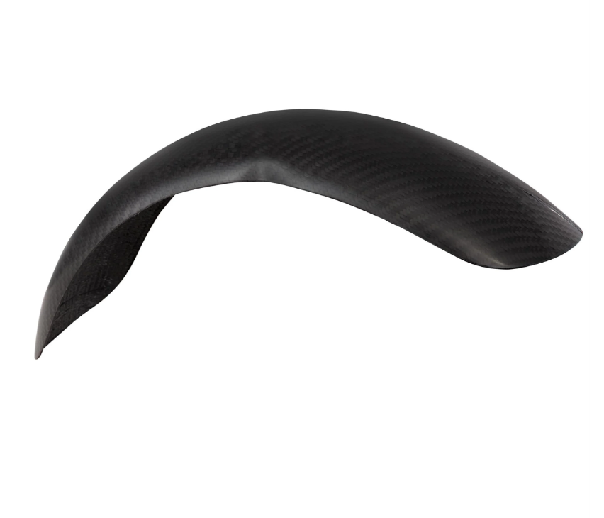 Mudguard Garelli Race EVO II without bracket universal, for Vespa PX 80-200cc, carbon clear