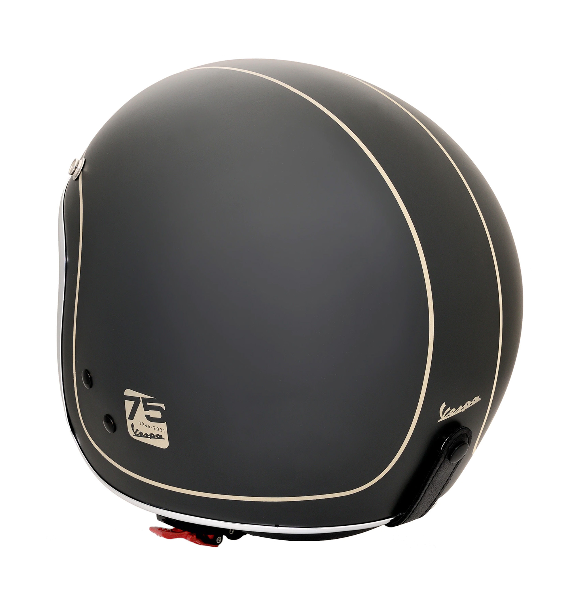Vespa 75 years jet helmet, gray-gold