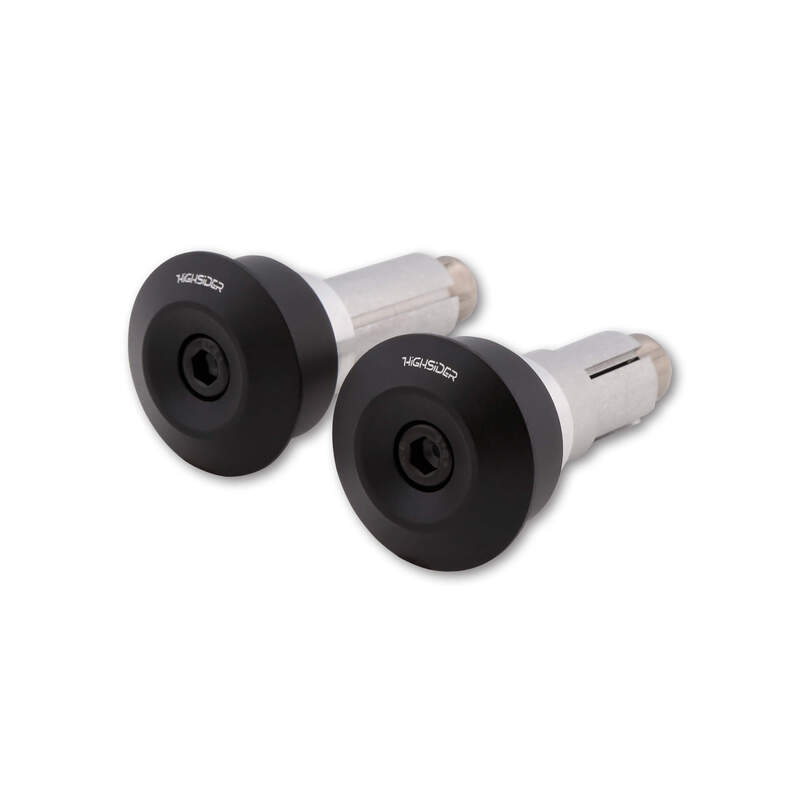 HIGHSIDER pro Dot-Blast handlebar weights black (pair)