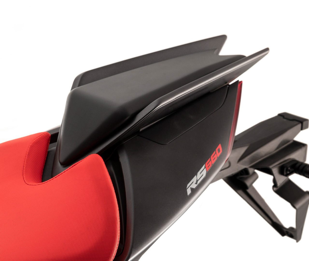 Passenger seat cover Apex Black for Aprilia RS 660
