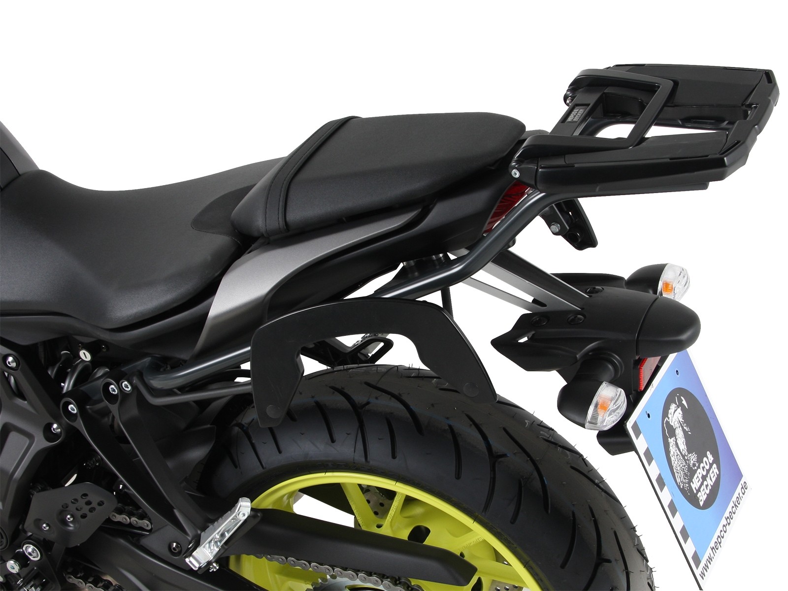 C-Bow side carrier anthracite for Yamaha MT-07 (Bj.18-) Hepco & Becker