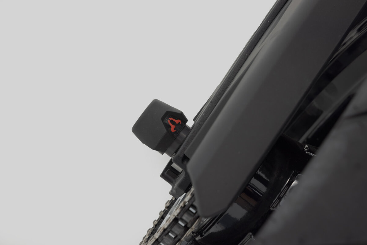 SW-Motech Crash pad kit for rear axle black for KTM Adventure models - SW Motech