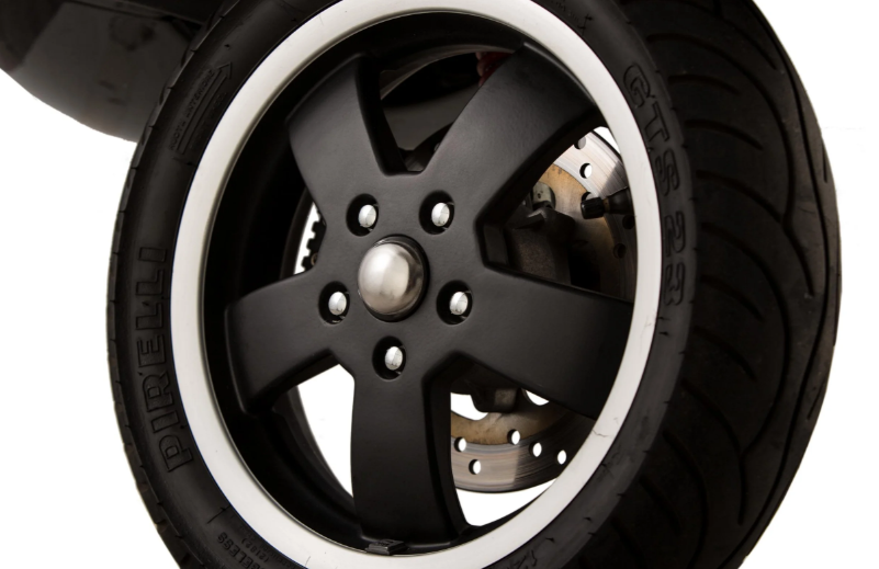 Cover cap wheel stud front or rear, chrome