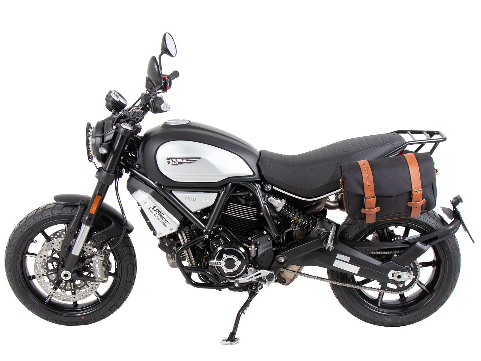 C-Bow side carrier left for Ducati Scrambler 1100 Dark Pro /Pro /Sport Pro (21-24) Hepco & Becker