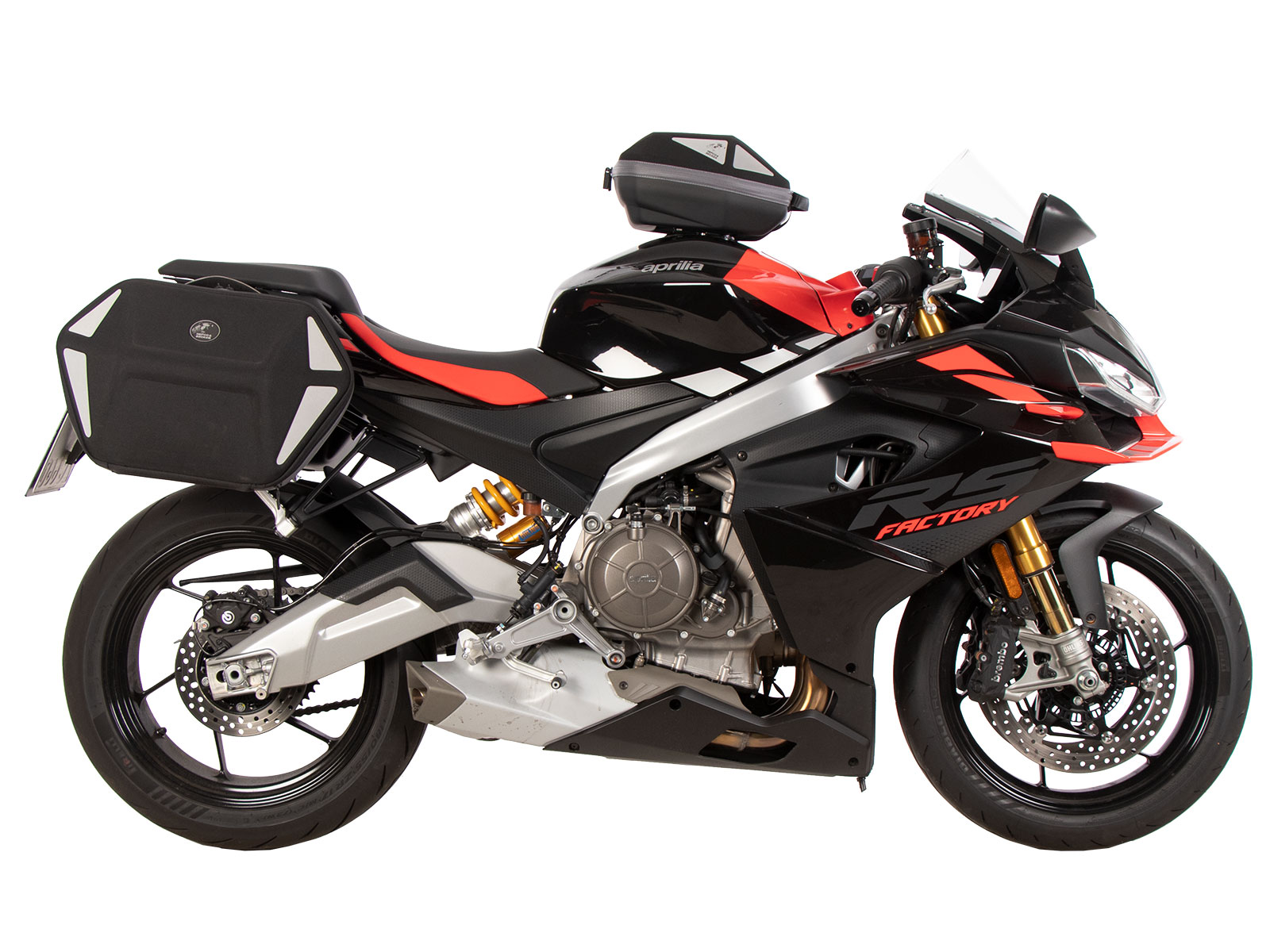 C-Bow side carrier black for Aprilia RS 660 / Factory (25-) Hepco & Becker