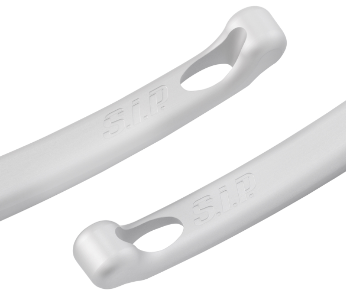 Sport lever set brake left/right for Vespa LX/LXV/S/Primavera/Sprint 50-150ccm, silver dull