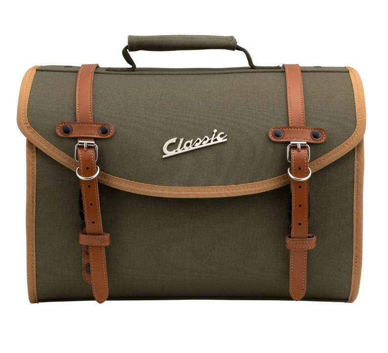 Bag "Classic" large for Vespa, canvas, olive