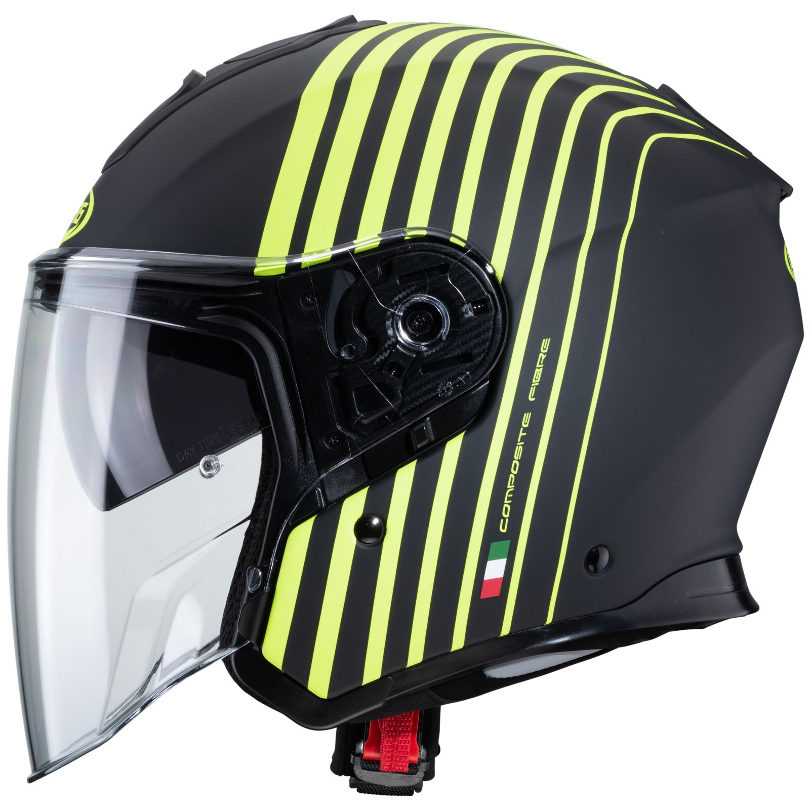 Caberg Helmet Flyon Bakari, matte black / fluo yellow