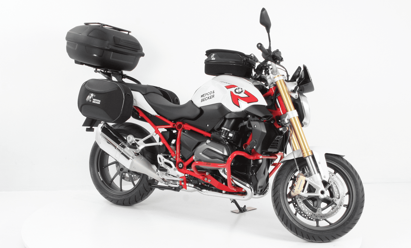 C-Bow side carrier black for BMW R 1200 R LC (15-18) Hepco & Becker