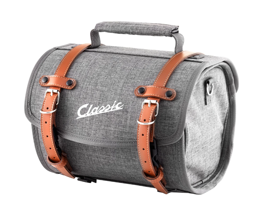 Bag "Classic" small for Vespa, nylon, gray