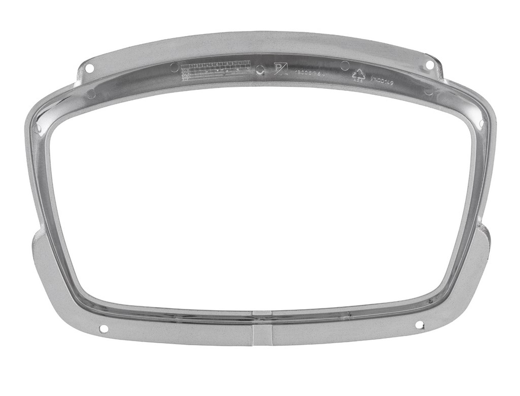 Decorative ring speedometer for Vespa GTS Supertech HPE 125/300 ('19-), black glossy