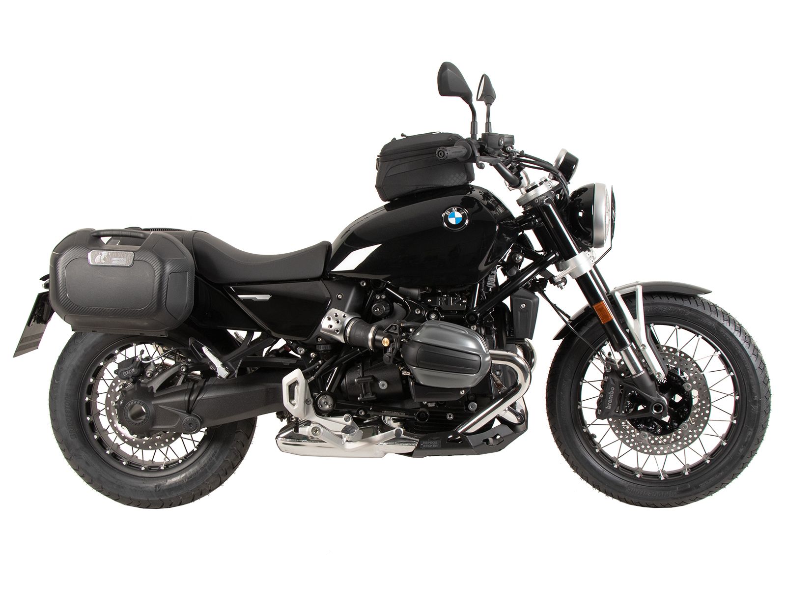 C-Bow side carrier black for BMW R 12 (24-) Hepco & Becker