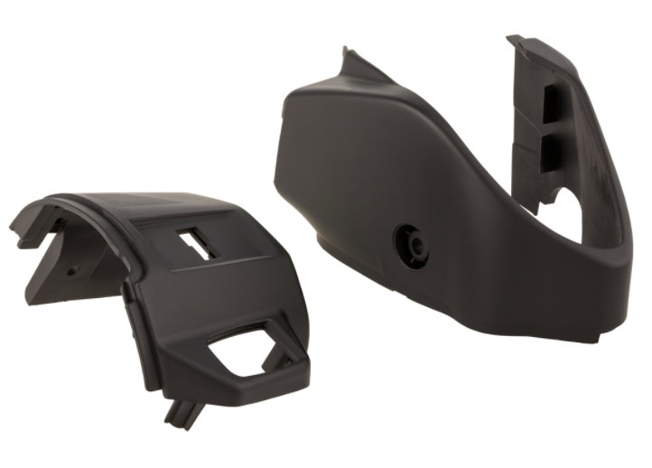 Cover switch unit, right/left, front/rear for Vespa Primavera/Sprint, black matt