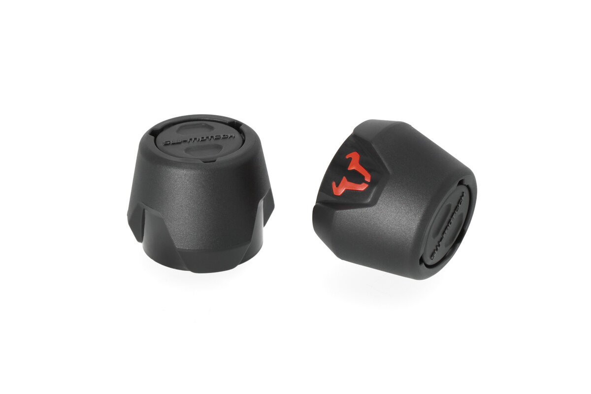 SW-Motech Crash pad kit for rear axle black for Yamaha YZF-R1, MT-10 /SP - SW Motech