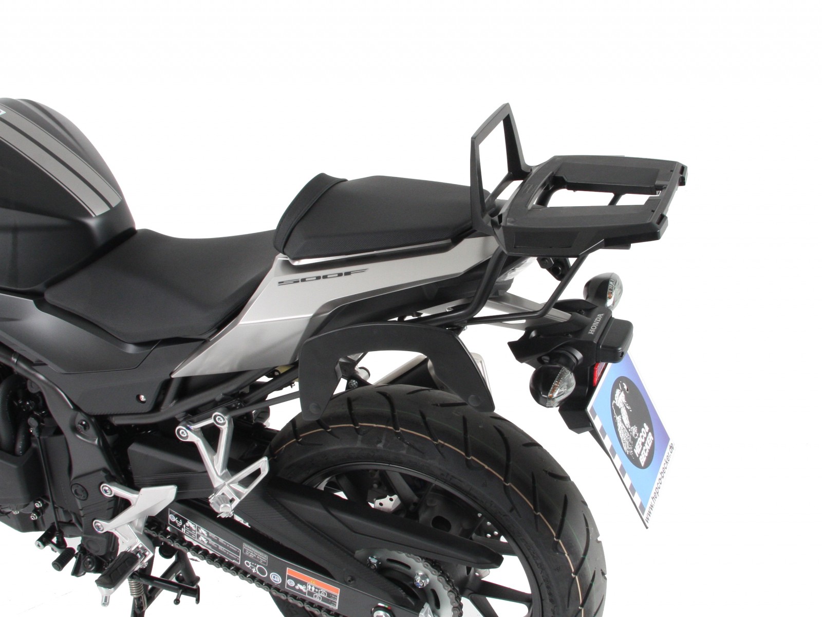 Alurack top case carrier anthracite for Honda CB 500 F (16-18) Hepco & Becker