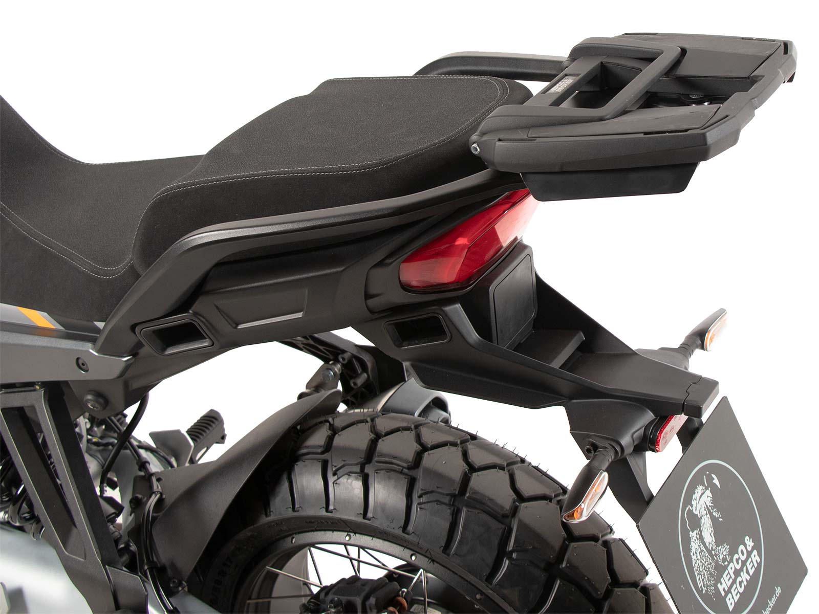 Easyrack top case carrier for Moto Guzzi Stelvio (24-) Hepco & Becker
