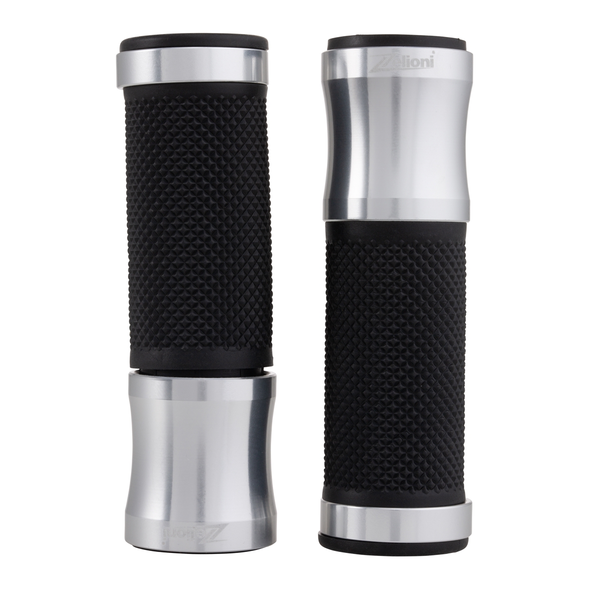 Grips Zelioni silver for Vespa ET/LX/LXV/S/Primavera/Sprint 50-150ccm