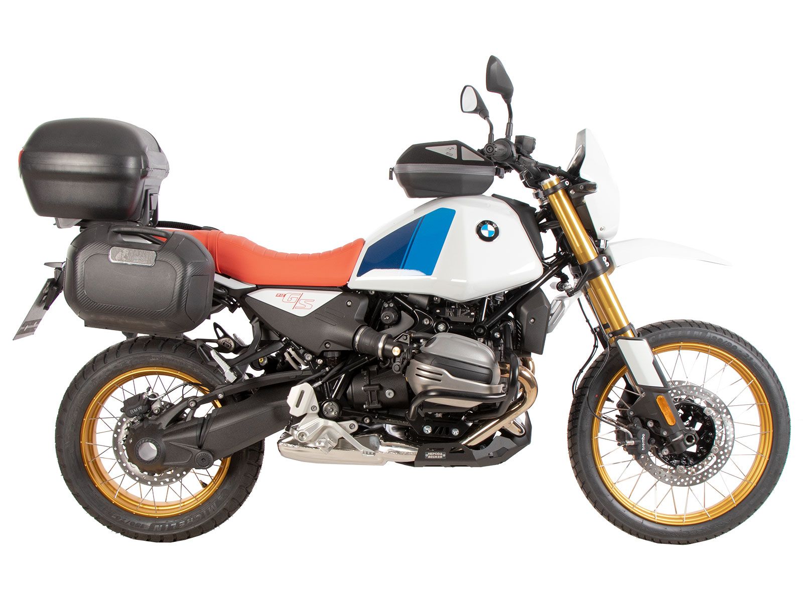 Alurack top case carrier black for BMW R 1250 RS (19-) Hepco & Becker