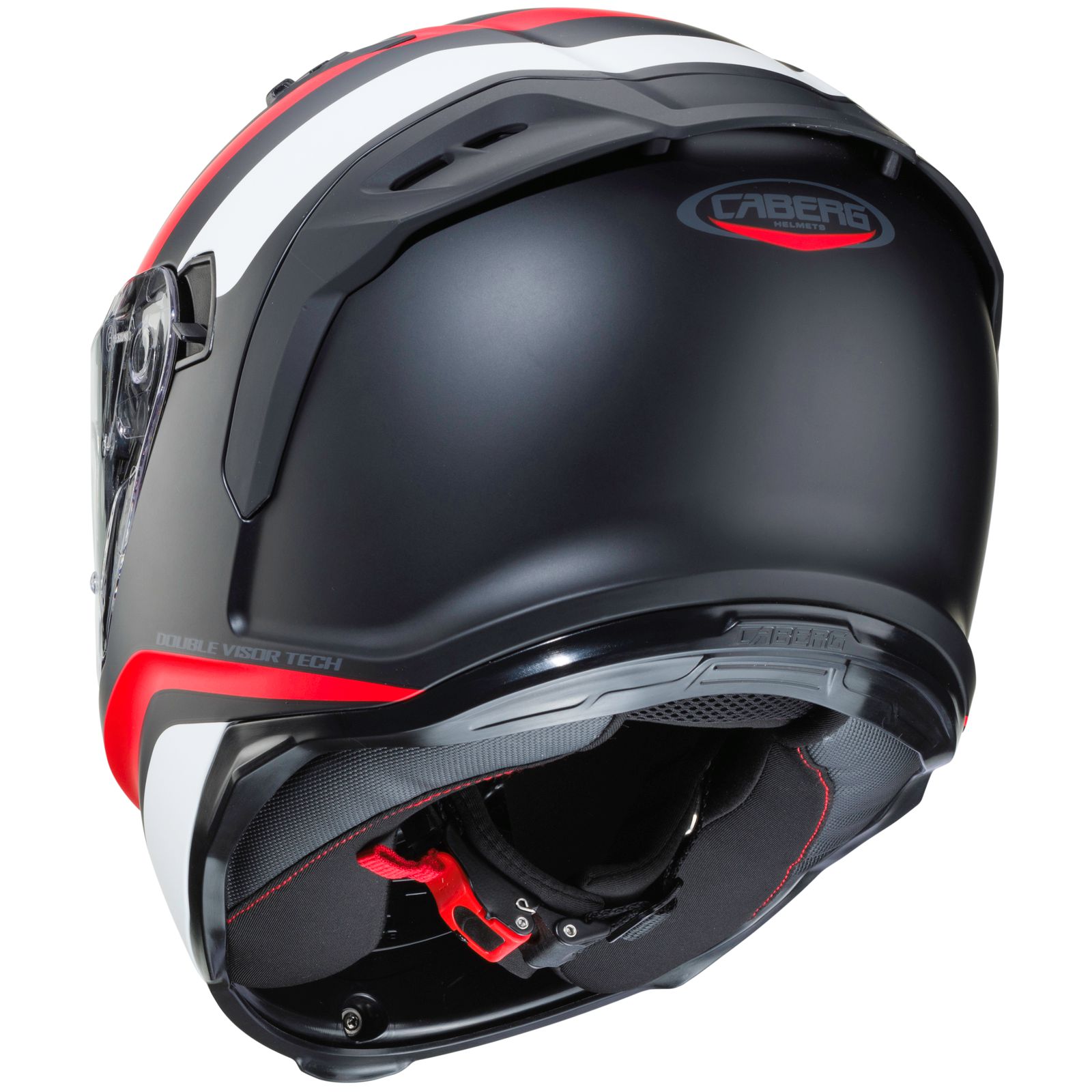 Caberg helmet Avalon Blast, matte black / white red