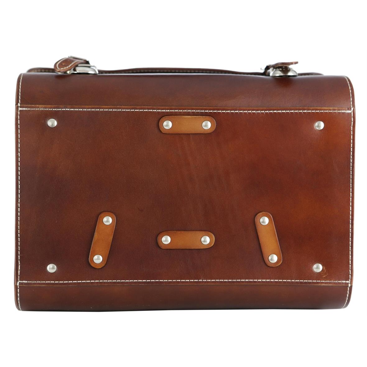 Leather case "Classic" for Vespa - brown