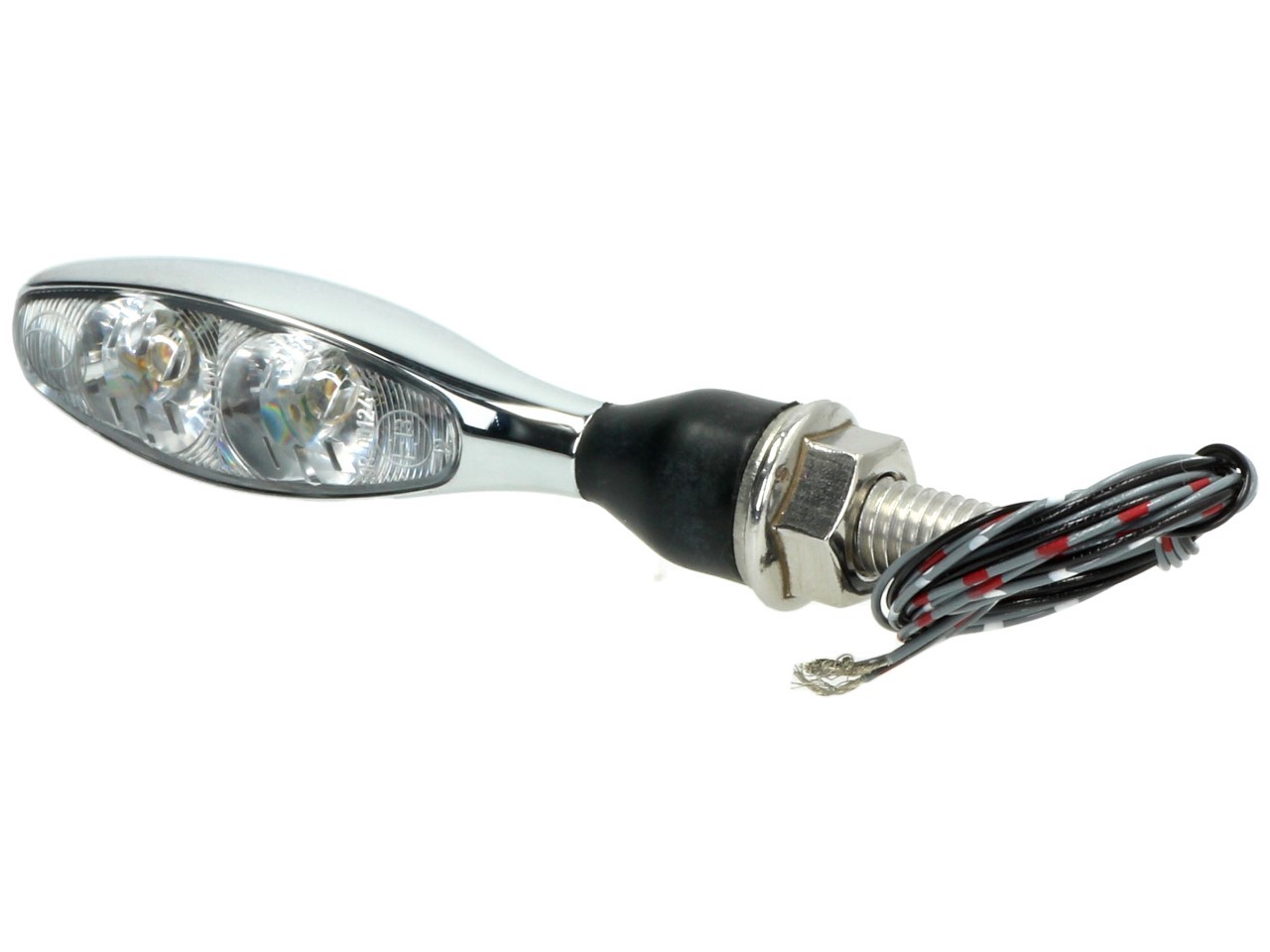 Kellermann turn signal, rear and brake light, Micro 1000 DF, steel, LED, HL/HR, 12 V, shiny chrome